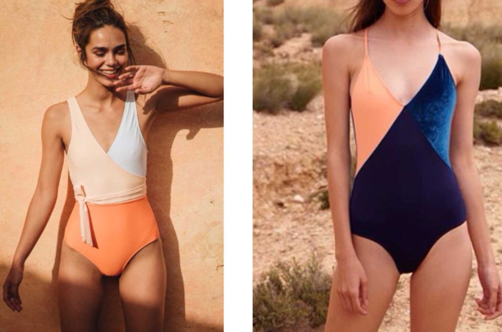 In the swimwear universe, color blocks are a design resource that brands often incorporate into their collections